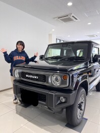 念願のジムニーを納車致しました！